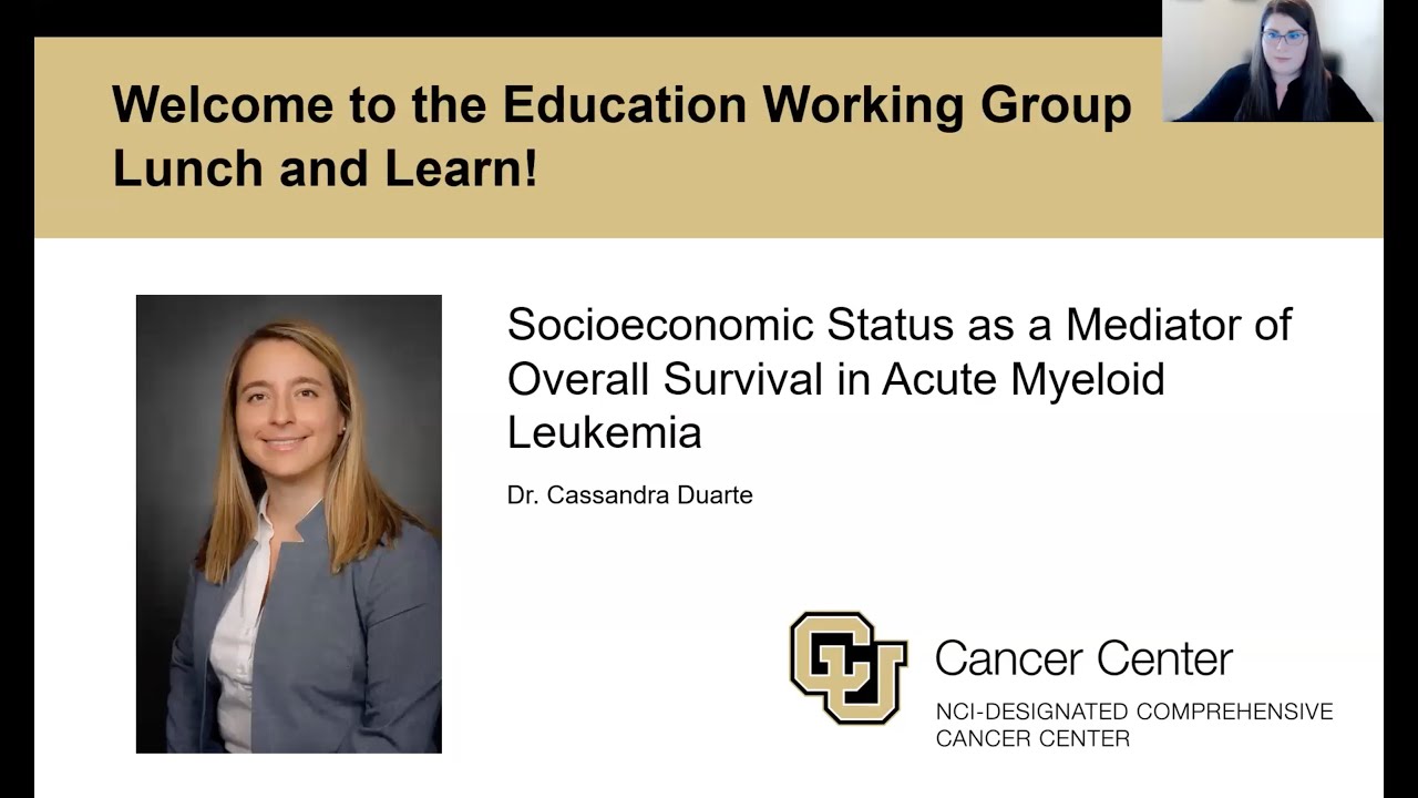Socioeconomic Status as a Mediator of Overall Survival in Acute Myeloid Leukemia