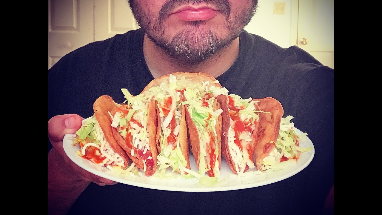 Asmr #536 MOMS CHICKEN TACOS!!!!