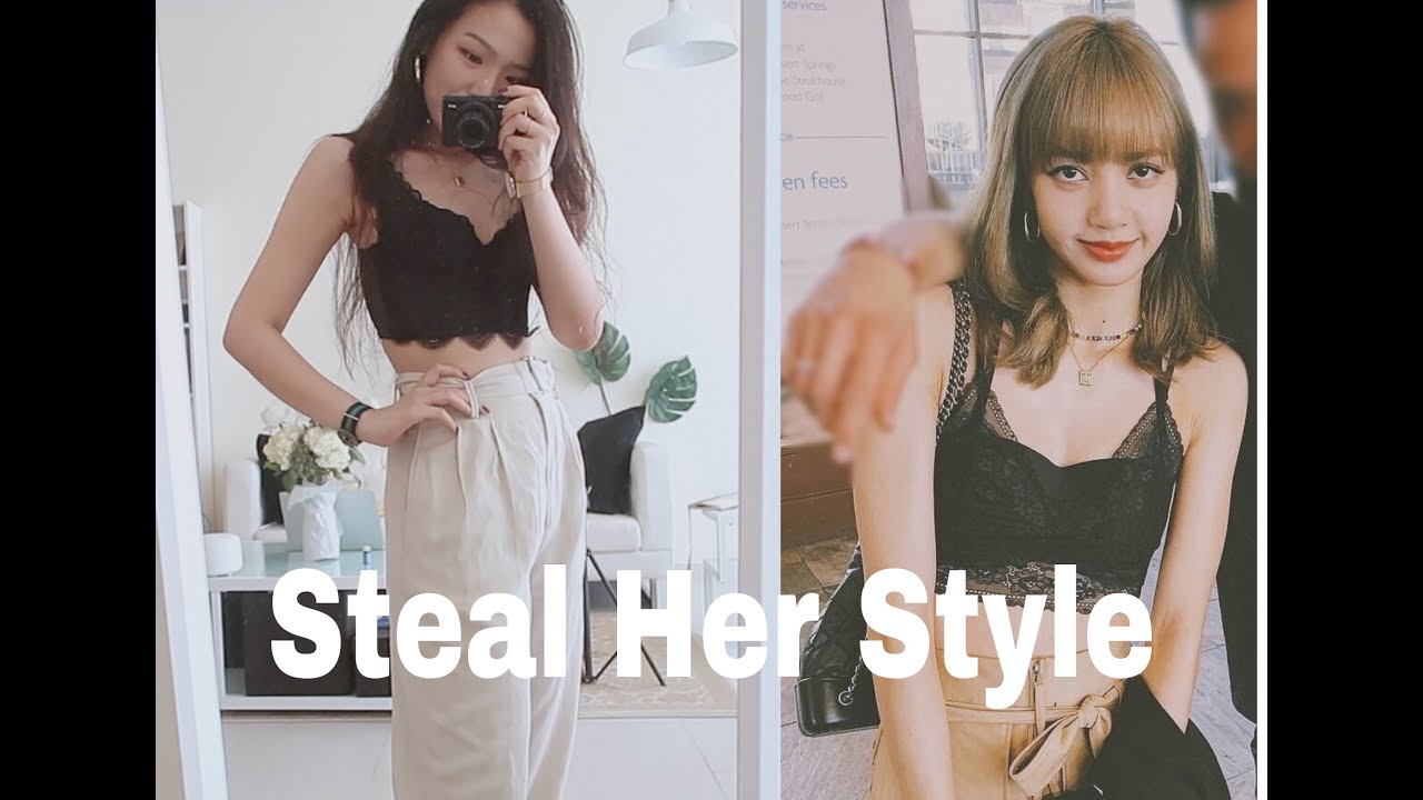 和时髦精学穿搭 | 女团之光 BLACKPINK 粉墨 | Steal her style | Lisa Jennie