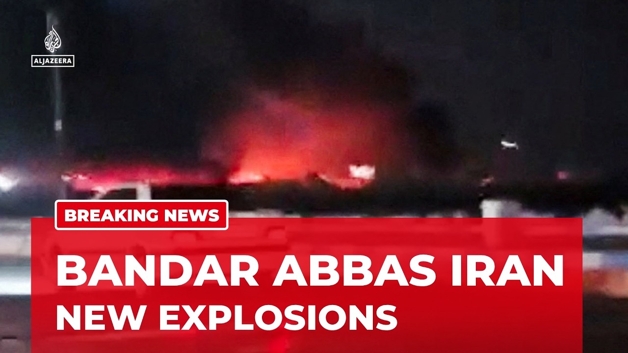 Explosions reported in Bandar Abbas after Trump threatens new strikes on Iran