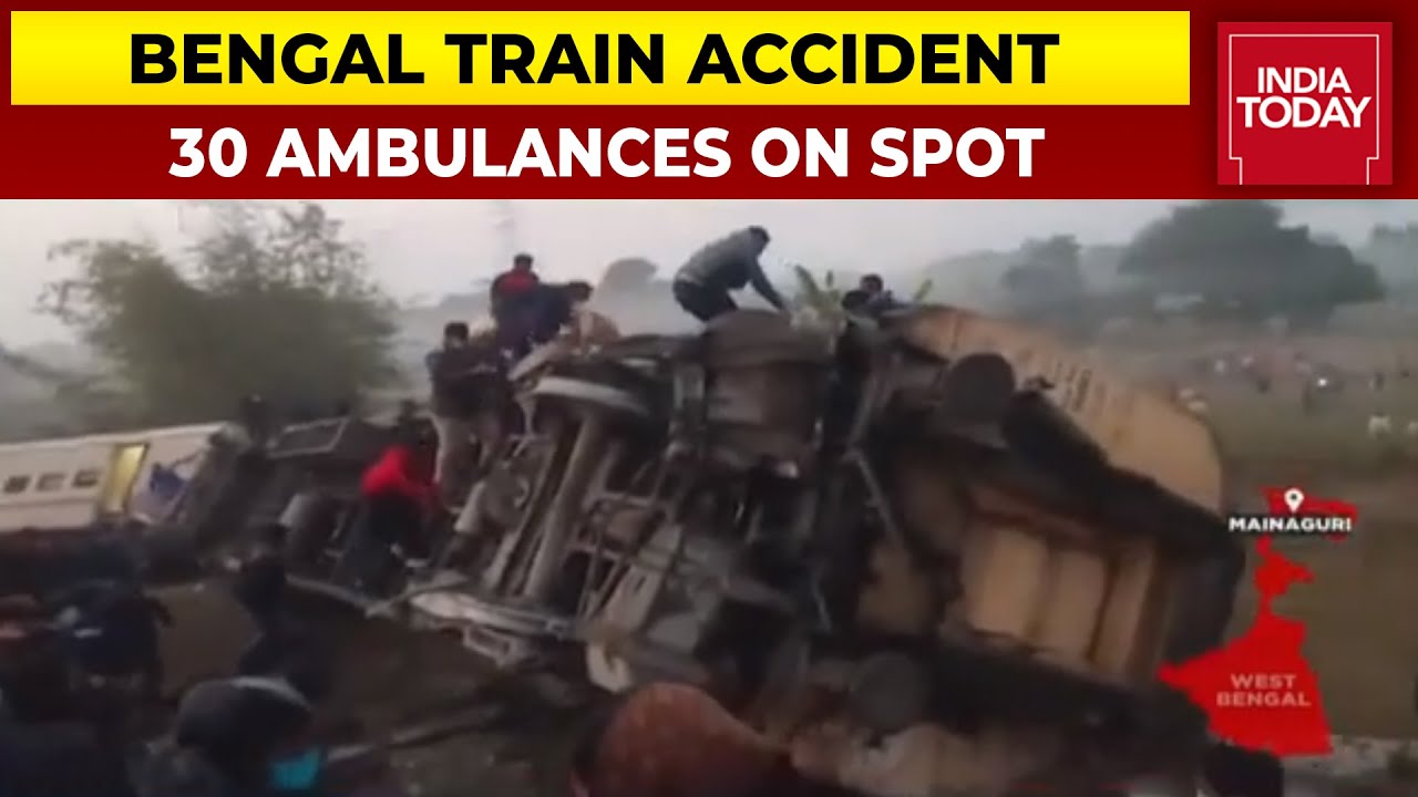 Bengal Train Accident: 30 Ambulances On Spot, Rescue Ops Underway | 3 Dead In Mishap