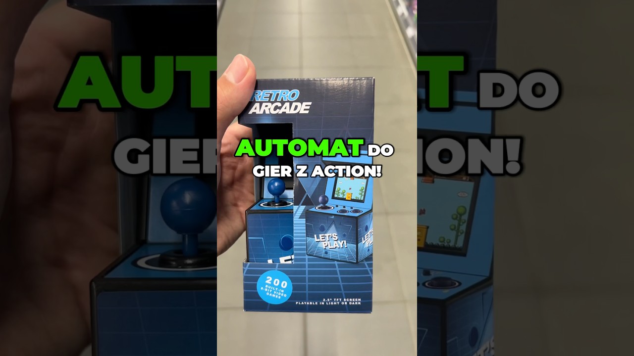 Retro automat do gier za cztery dyszki!#action #recenzja #cheaply