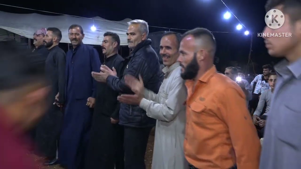 دبكه شباب اهالي حاج يوسف مع اهالي عصمان مع الفنان  جمال عساف ريف حلب الوضيحي