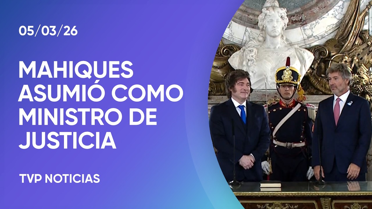 Mahiques asumi&oacute; como nuevo ministro de Justicia