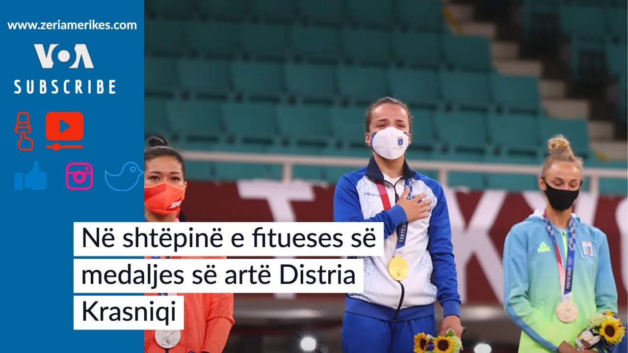 Në shtëpinë e fitueses së medaljes së artë Distria Krasniqi