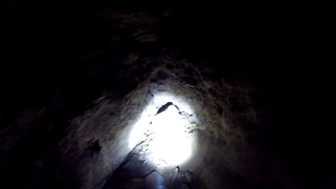 Caving at Shinbone Cave in Maquoketa
