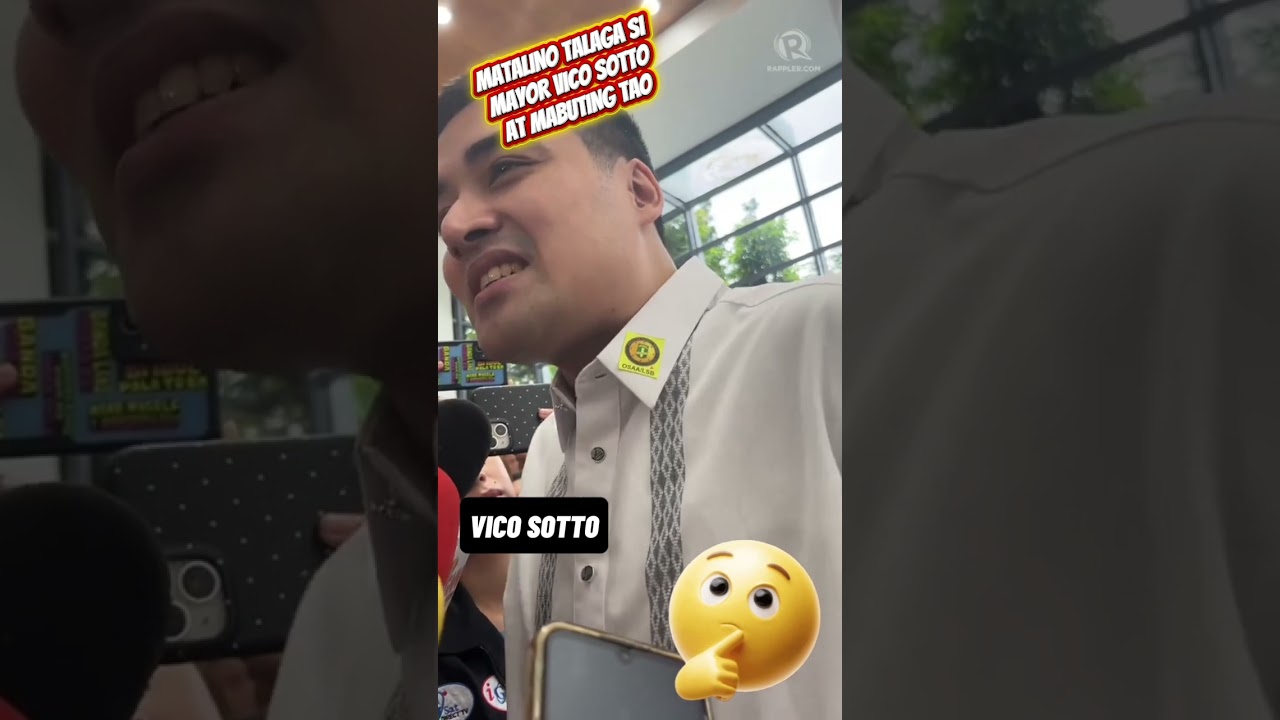 MATALINO TALAGA SI MAYOR VICO SOTTO ito dapat ang maging PRESIDENT 