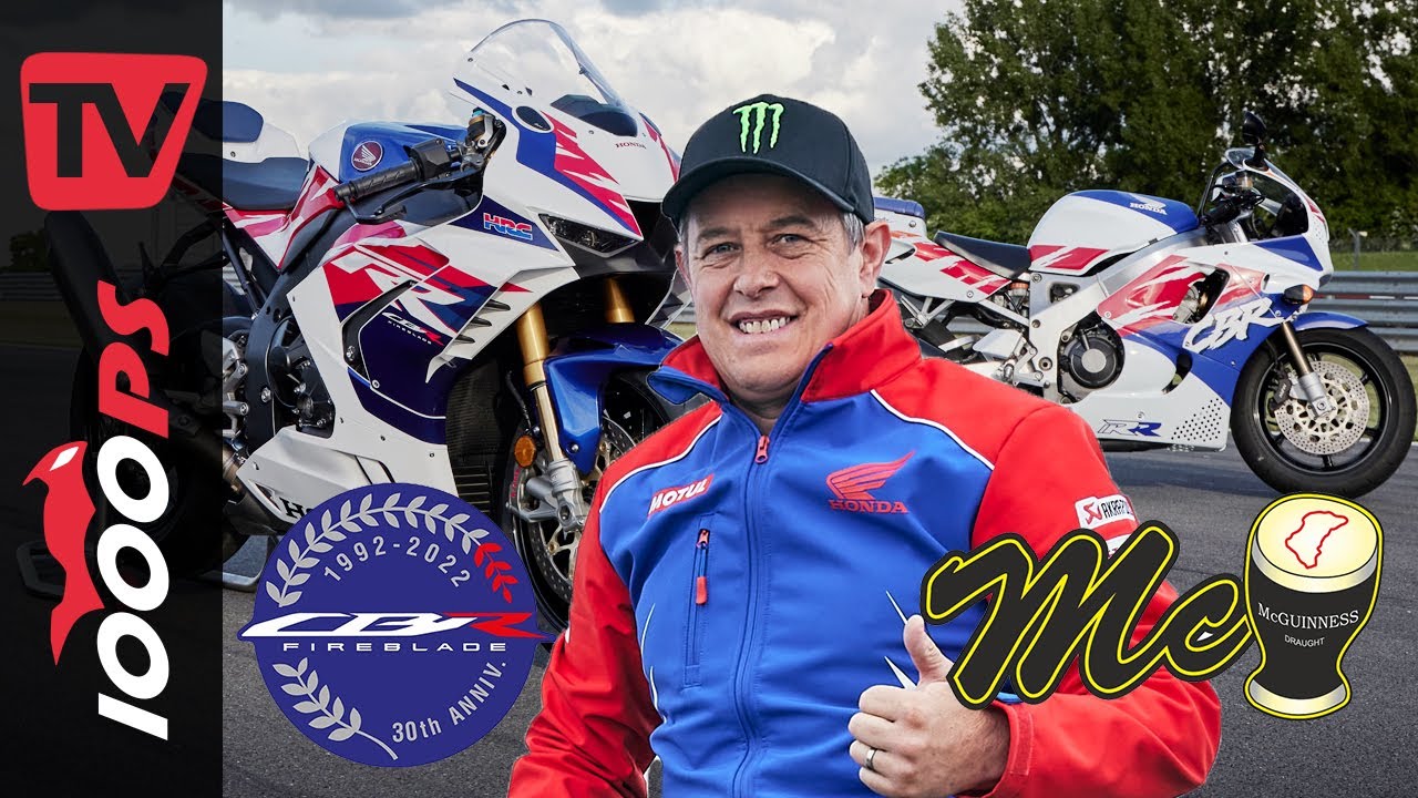 Fireblade und John McGuinness! Honda 30 Years of Fireblade in Donnington Park