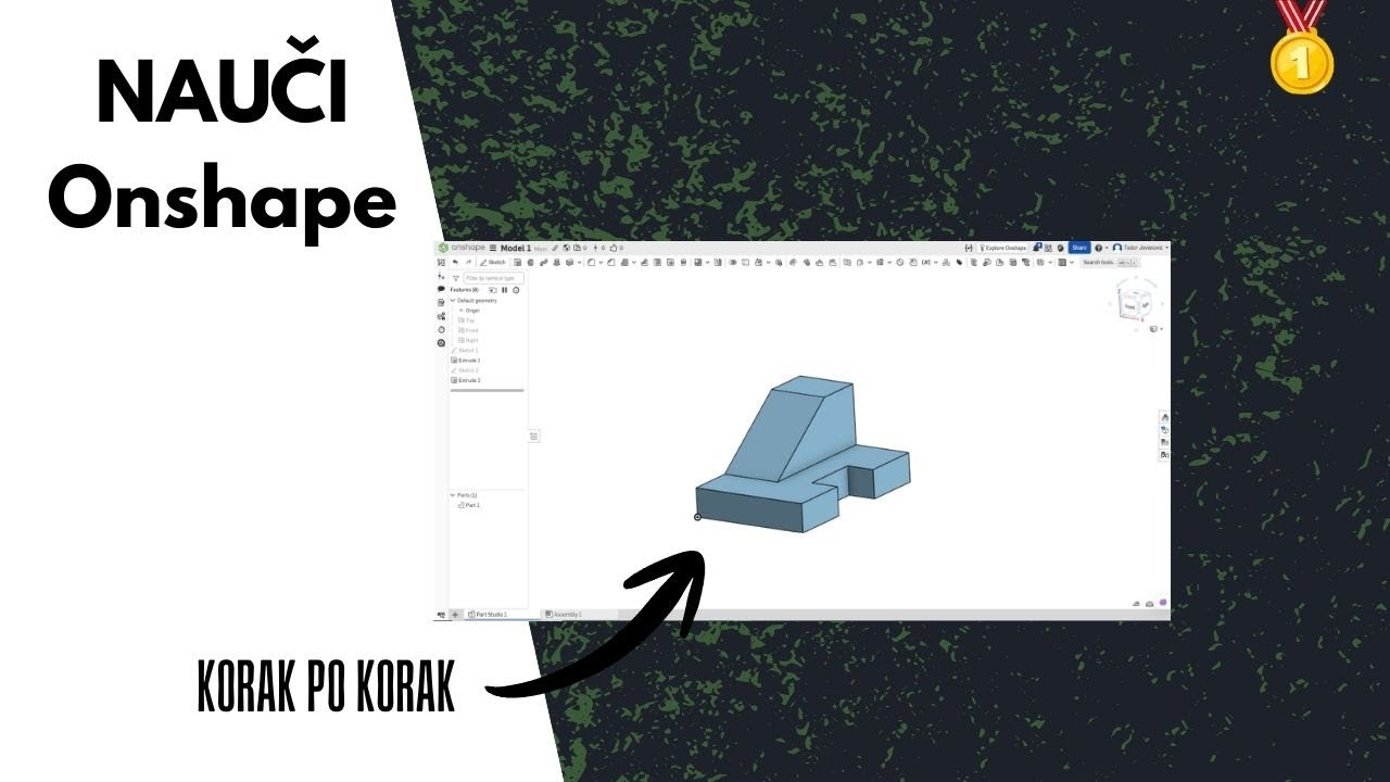 Osnove modeliranja - Onshape 1/30