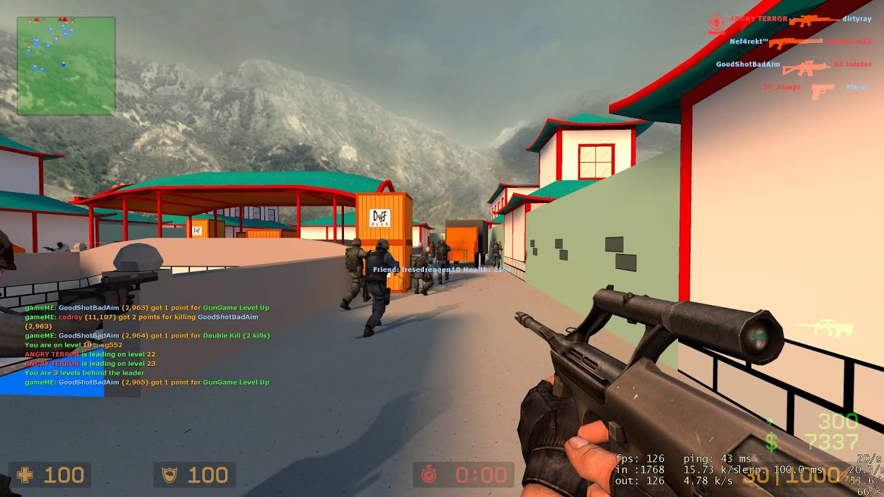 Counter strike Source Turbo Gun Game