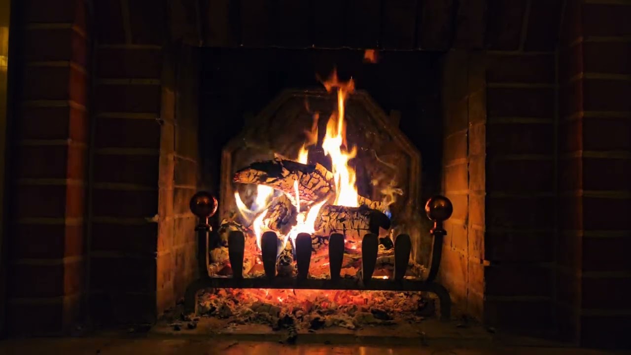 1 Hour Cozy Fireplace 🔥 Real Crackling Fire Sounds | Relaxing Fire Ambience