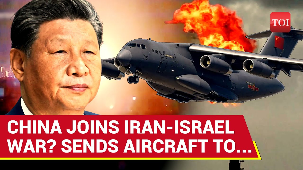 China Aircraft 'SECRETLY DUMPS' Weapons In Iran, Turns Off Tracking Amid IRGC's Blitz | Report