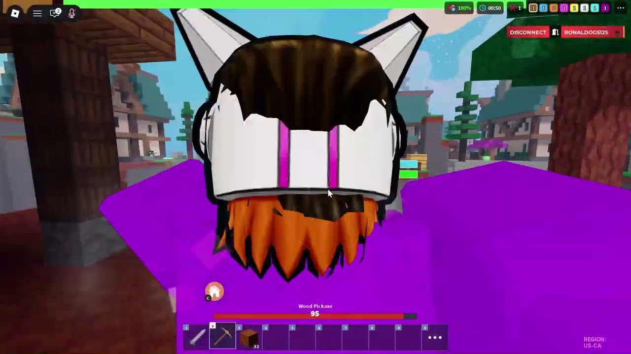 Solo match with evelyn kit (Roblox bedwars!!)