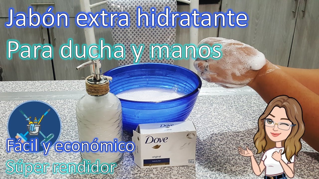 Cómo hacer jabón extra hidratante - Muy fácil de hacer y súper rendidor