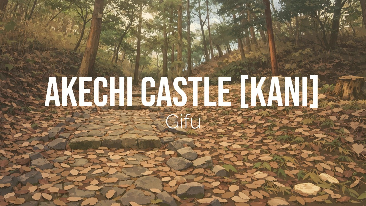 【4K】Akechi Castle [Kani] (Gifu) / 明智城 [可児] (岐阜)
