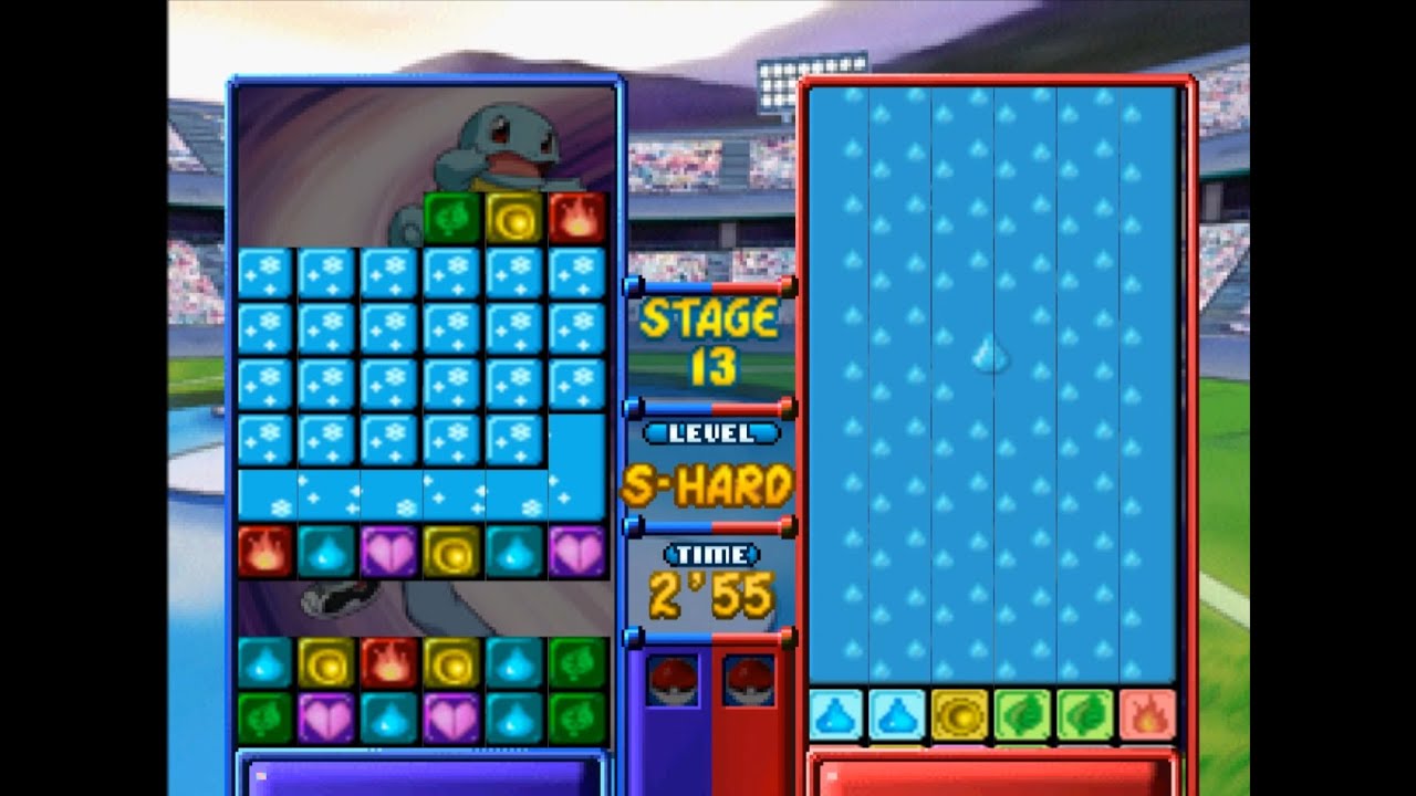Pok&eacute;mon Puzzle League (N64): Super Hard (Squirtle Only, No Continues)