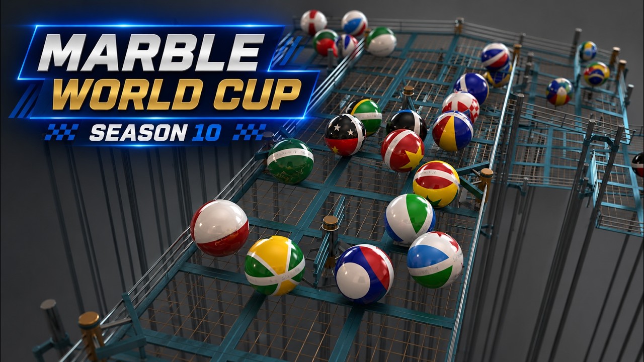Marble Race Elimination &ndash; 200 Countries Compete for Glory!