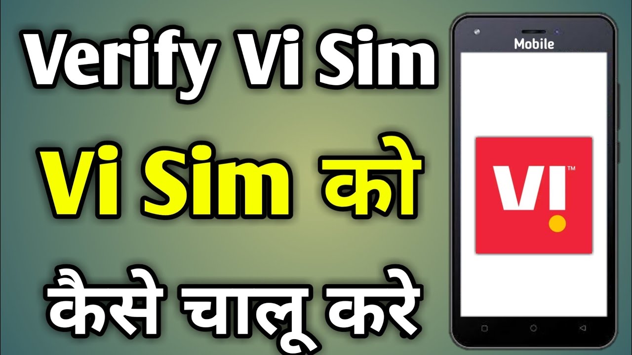 How To Televerification In Vi Sim Card | Vi Verify Kaise Karen | Verify New Vi Sim Card