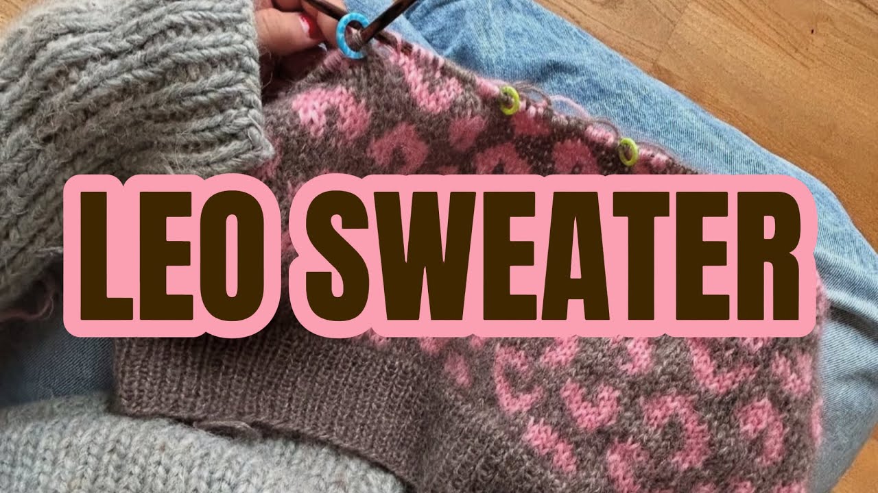 STRIK EN LEO SWEATER MED GARN OG GLIMMER 