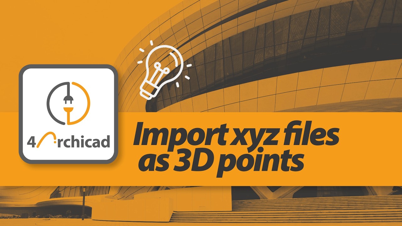 PointCab 4Archicad Plugin 3.0: импорт файла xyz как 3D-точек