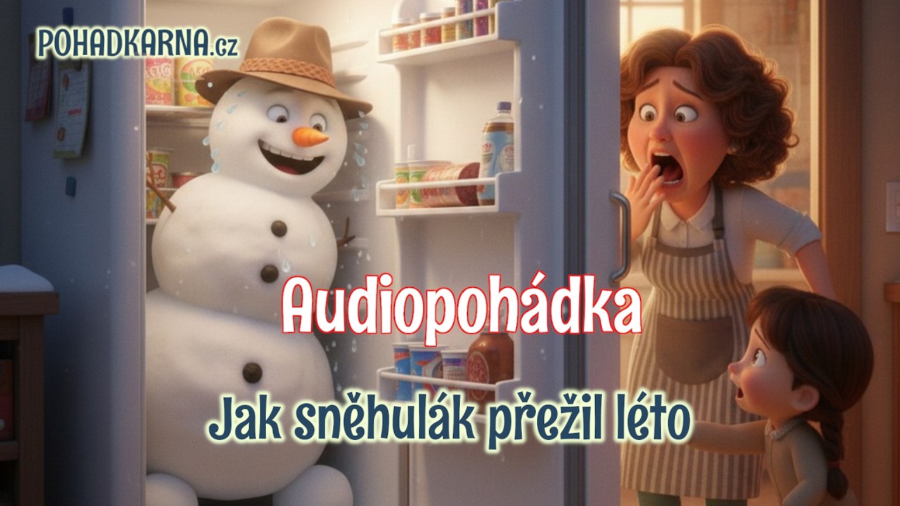 💙 Jak sněhulák přežil léto - Audio pohádka na dobrou noc | Pohádka pro děti