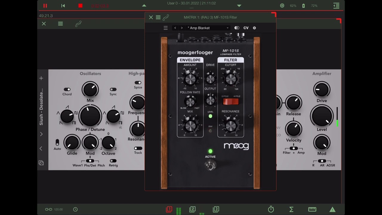LoFi Dub Techno tripping with 2 Dagger synths and Moog fx.