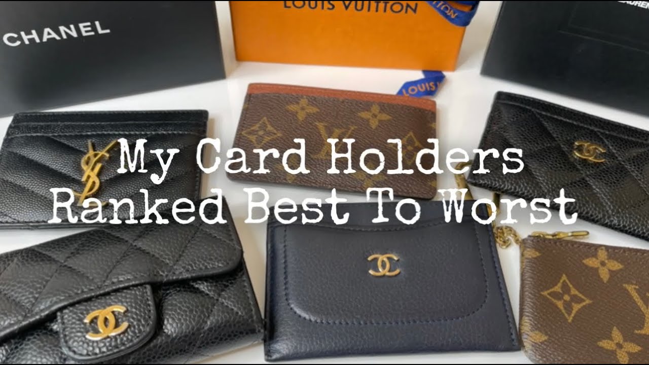 Best to Worst Luxury Card Holders: Chanel, Louis Vuitton & Saint Laurent Comparisons