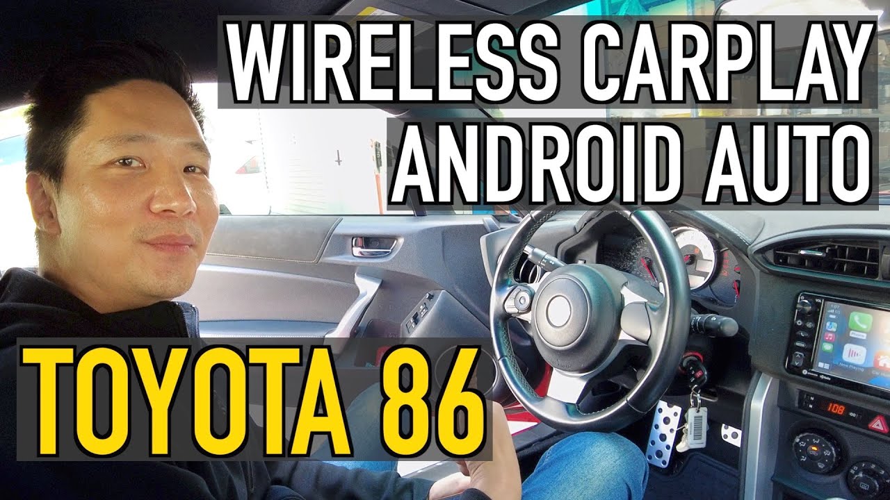 Toyota 86 | Беспроводная поддержка CarPlay и Android Auto | Установка
