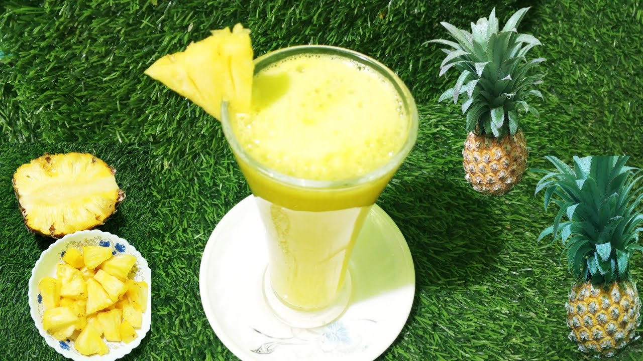 প্রান ঠান্ডা করা আনারসের জুস||/ Pineapple Juice 