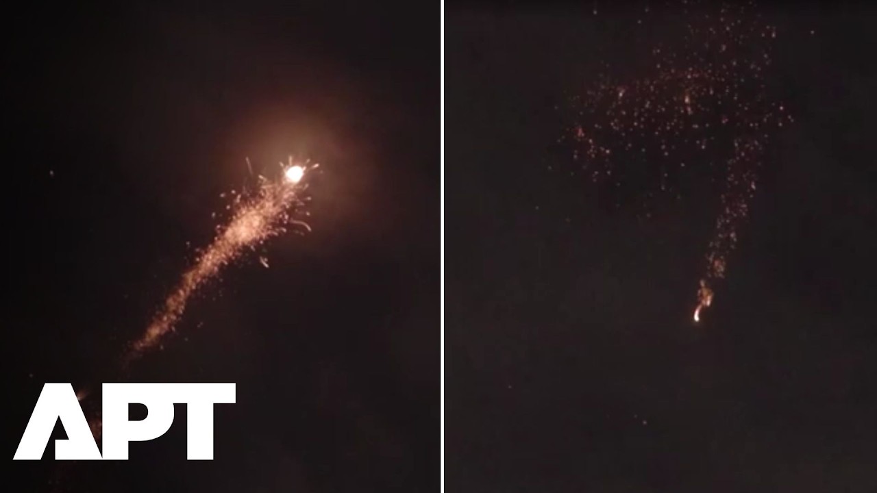 WATCH | Iran Unleashes Cluster Warhead Missiles On Tel Aviv, Israel Intercepts Mid-Air | APT