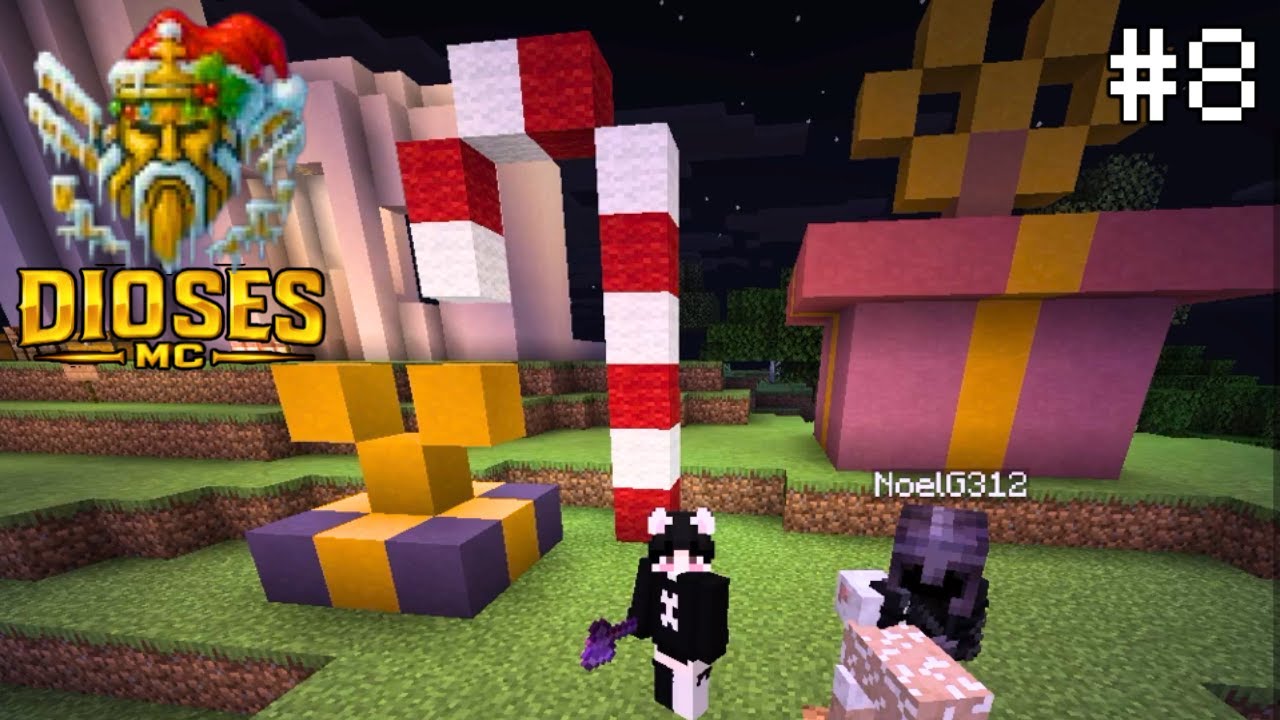 DiosesMC #8 - En el server de Vegetta777 y Willyrex - Decoraciones Navideñas 🎅🎄
