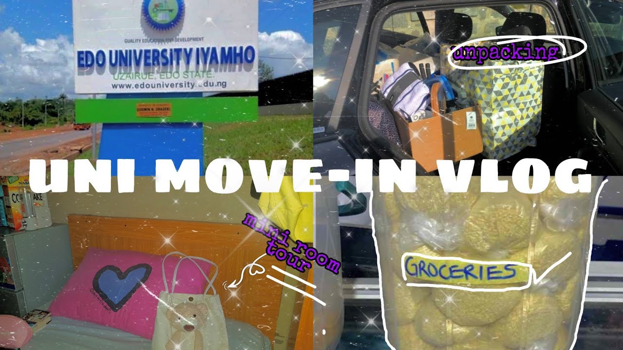 University move-in vlog/mini room tour|Edo state university