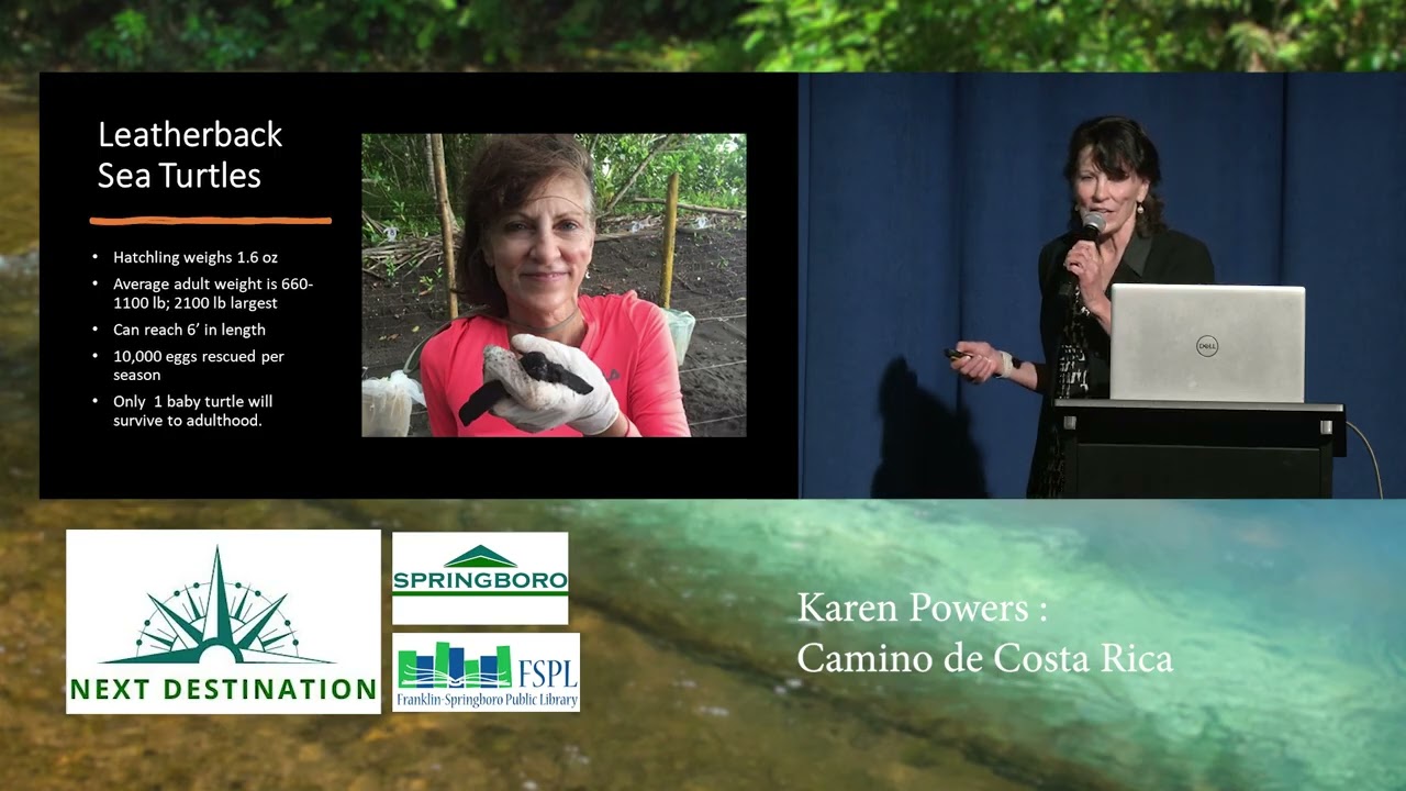Next Destination Speaker Series: Mar a Mar: Karen Power's Trek On the Camino de Costa Rica
