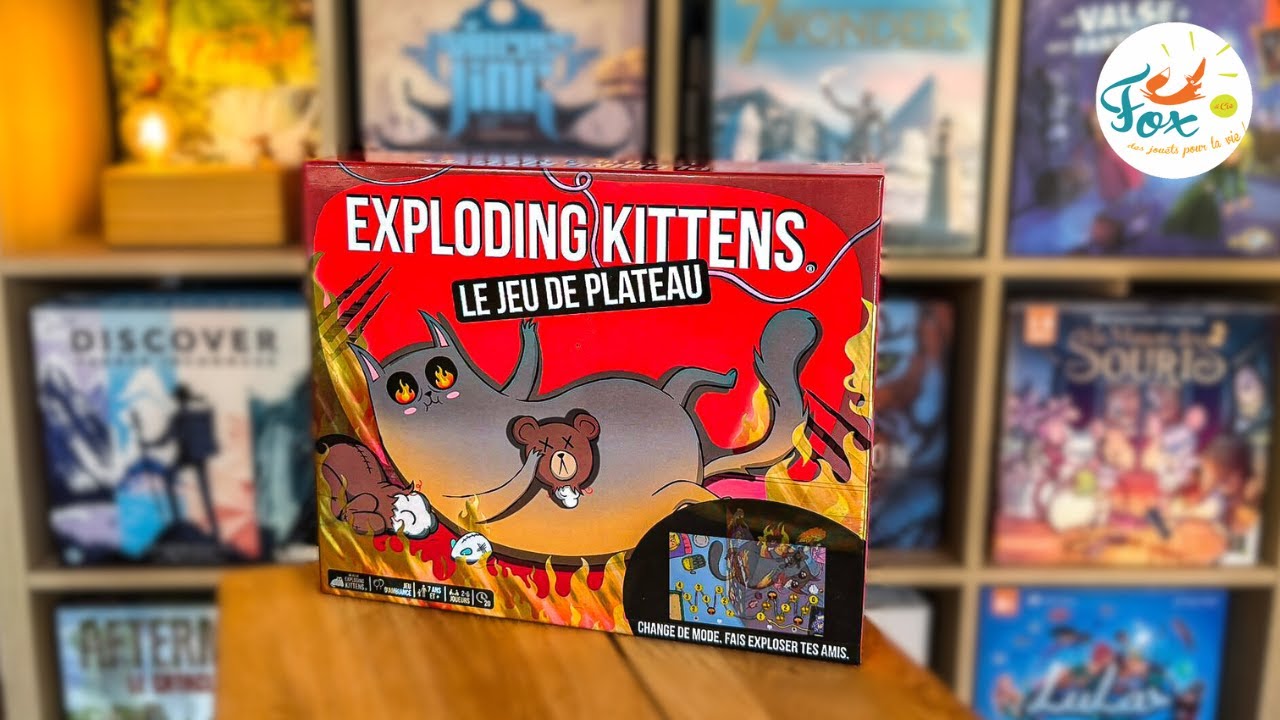Exploding Kittens - Le Jeu De Plateau - Découverte et Explications !