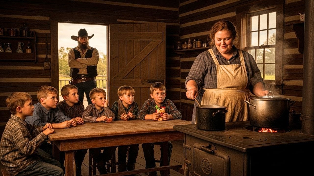 Ella fue contratada para cocinar a seis niños y el ranchero viudo no esperó este final.
