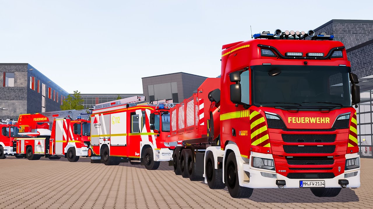 Emergency Call 112 – Hagen All Firefighters on Duty! 🚒🔥 4K Ultra Realistic EC112