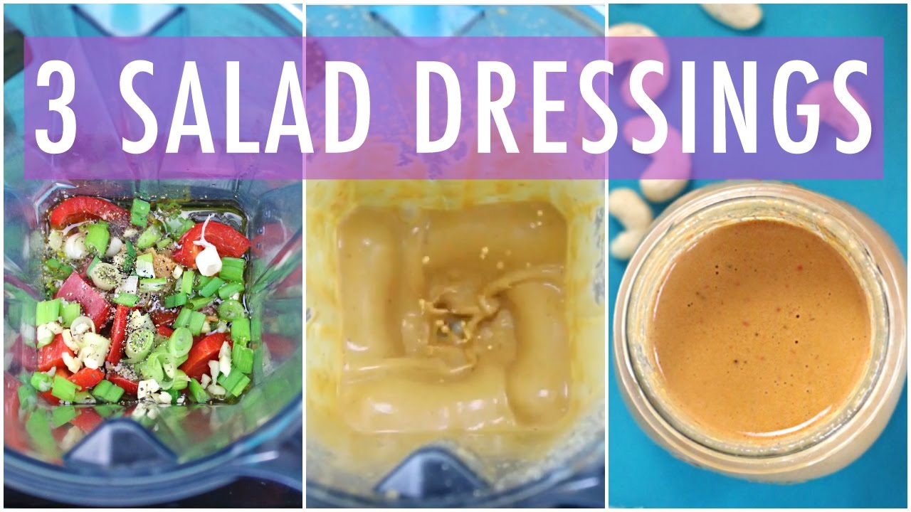 3 Homemade Salad Dressing Recipe | EASY & HEALTHY RECIPES