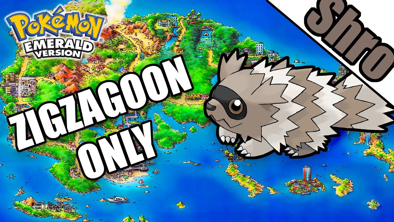 Can You Beat Pokemon Emerald With Only a Zigzagoon? - Pokemon Challenge!