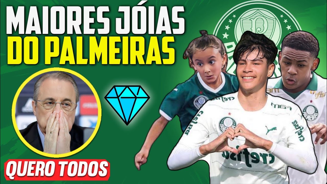 ESSAS SÃO AS JÓIAS DO PALMEIRAS QUE DEIXAM OS EUROPEUS DE BOCA ABERTA!!