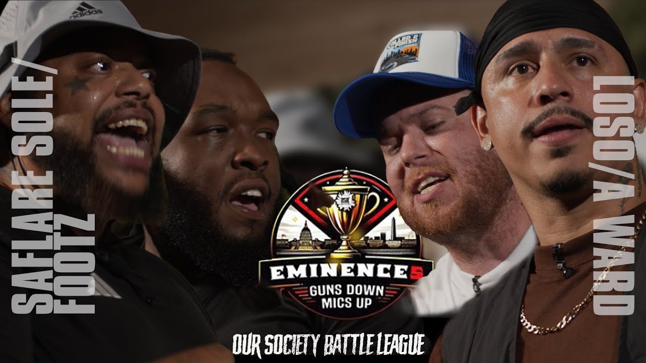 A WARD & LOSO против FOOTZ & SAFLARE SOLE | Ведущий: FREE MURDA | EMINENCE 5: GUNS DOWN, MICS UP ...