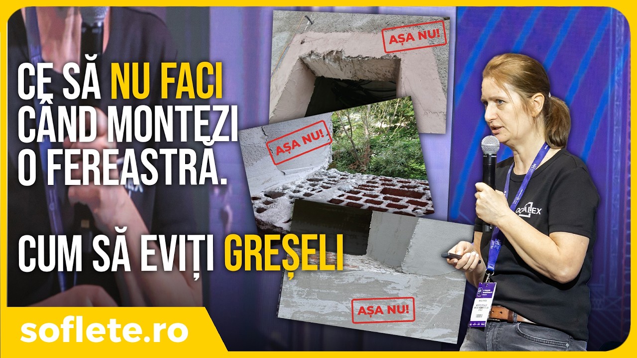 Ce sa NU FACI cand montezi o fereastra? Cum sa eviți GRESELI in santier?