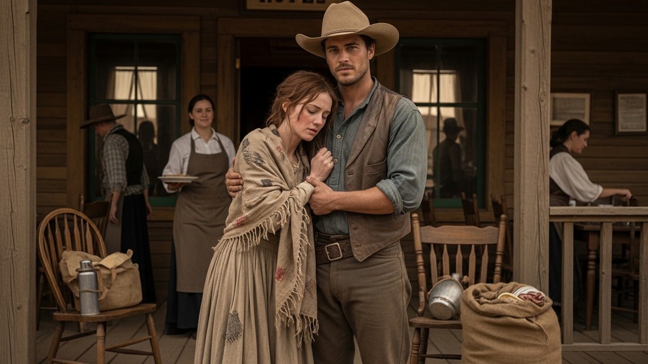 She Was Starving But Gave Her Food Away, The Cowboy Saw It And Brought Her A Week's Worth