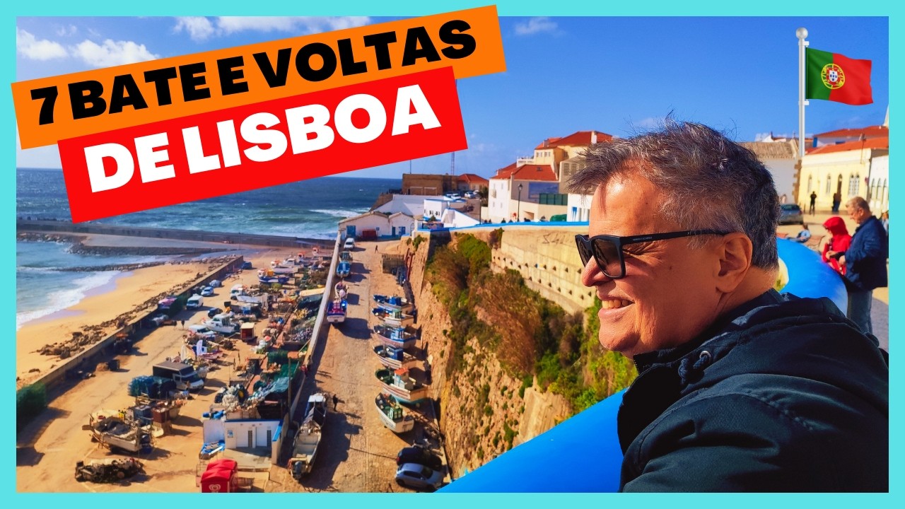 PORTUGAL 🇵🇹 7 BATE E VOLTAS DE LISBOA : CASCAIS, SINTRA, ÓBIDOS, FÁTIMA, NAZARÉ, MAFRA e ERICEIRA