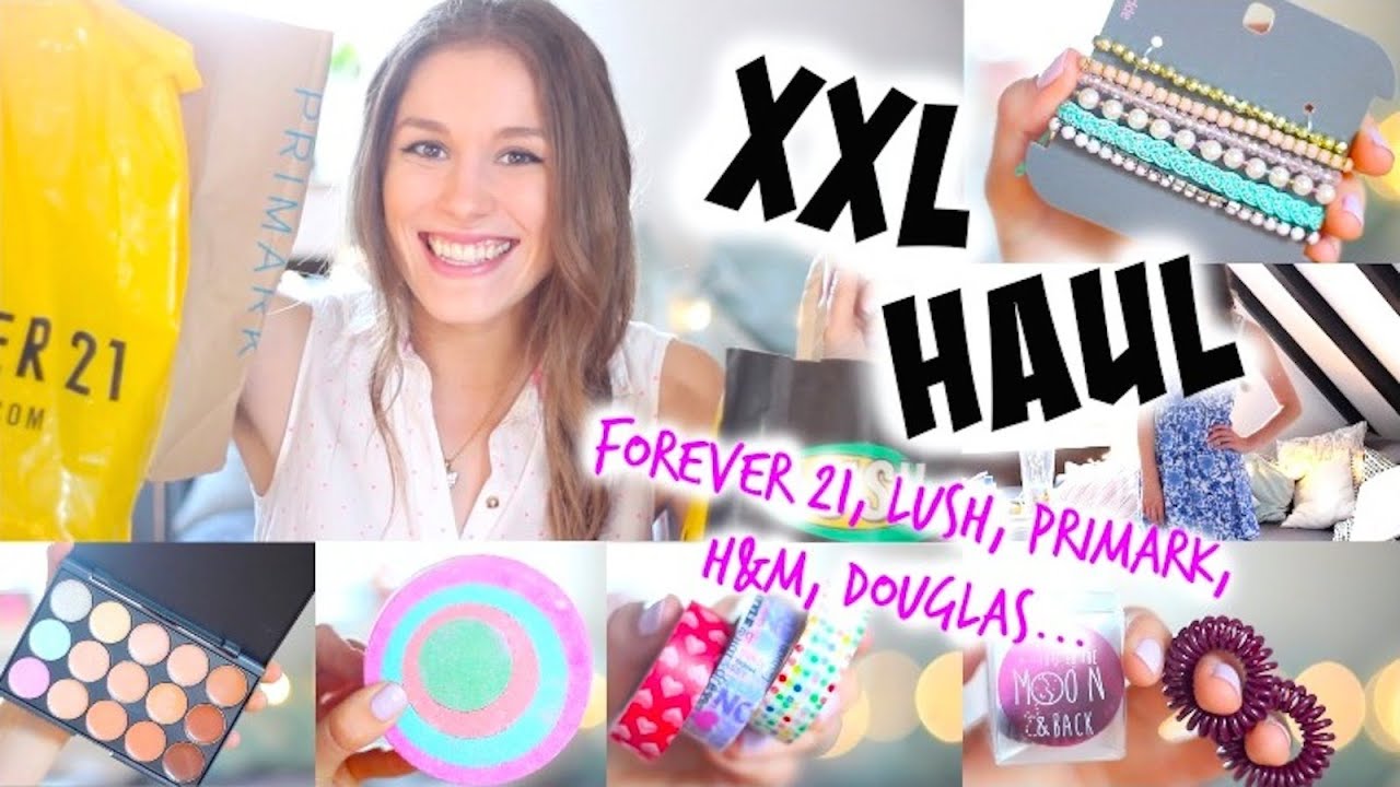 XXL SHOPPING HAUL + TRY ON ♡ Forever21|Lush|Primark|Douglas und mehr| BarbieLovesLipsticks