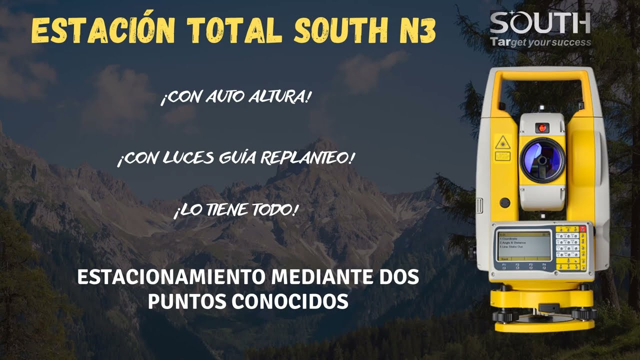 Estación SOUTH N3 - Estacionamiento mediante dos puntos conocidos