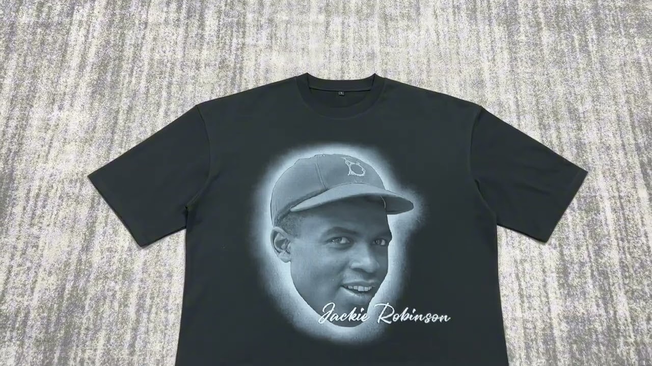 Drop Shoulder Graphic Heavyweight T-shirt Luxury Blank Cotton Streetwear Boxy Oversized Tshirts