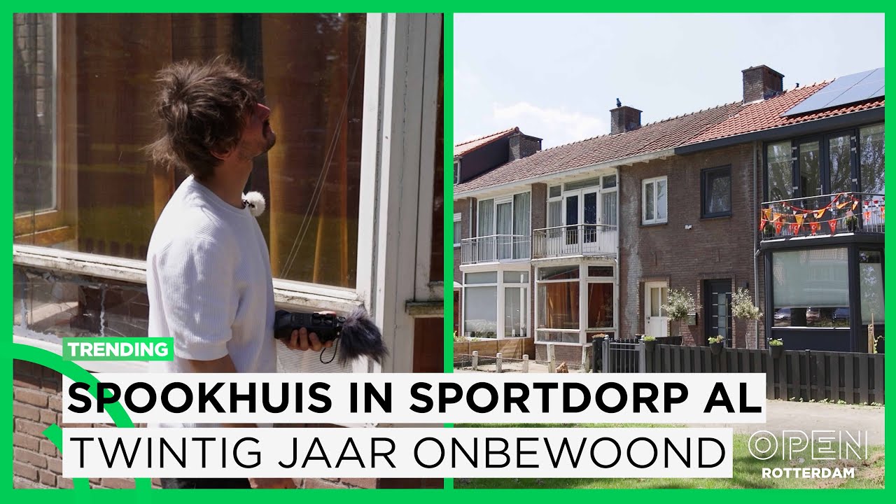 Spookhuis in Sportdorp staat al meer dan 20 jaar leeg: 'Het ziet er niet uit' | TRENDING