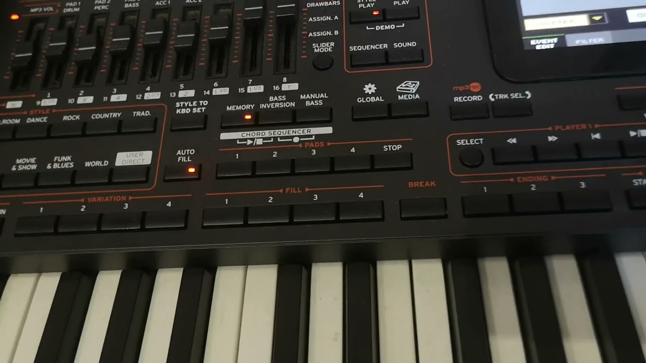 Korg PA4 vs PA5 promjena tempa i mjere