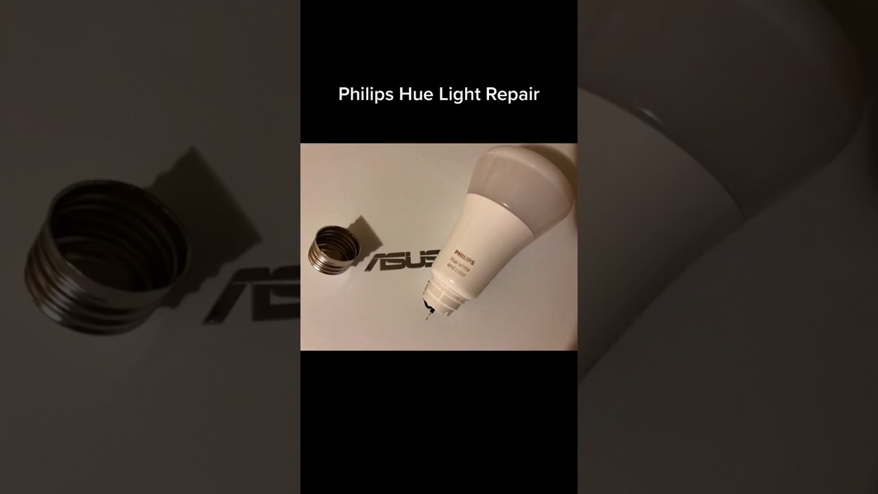 Repair instructions for philips hue color bulb #philips #philipshue #repair #light #lightbulb #diy