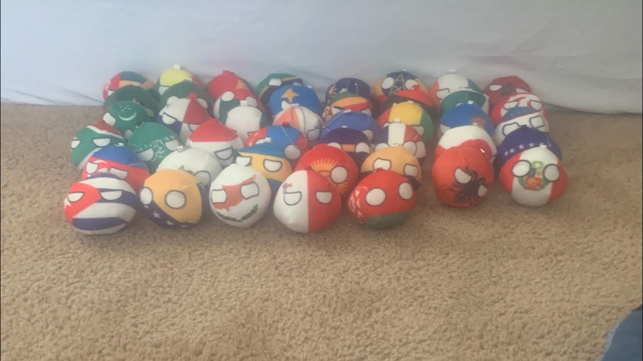 Unboxing 21 Countryballs plushies